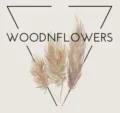 WoodnFlowers - Logo Schriftzug, Pampasgras, Dreieck